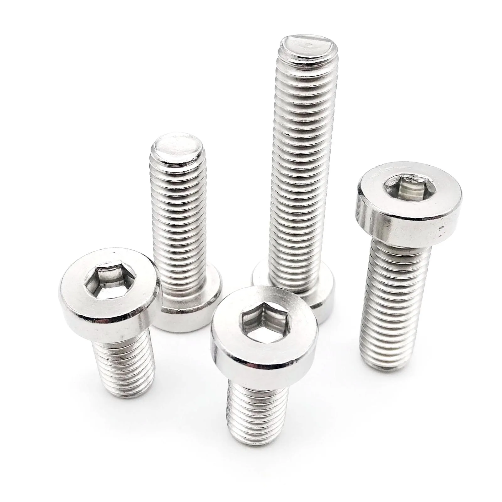 Hexagon Socket Head Screw M3 M4 M5 M6 304 A2-70 Stainless Steel 10/50pc