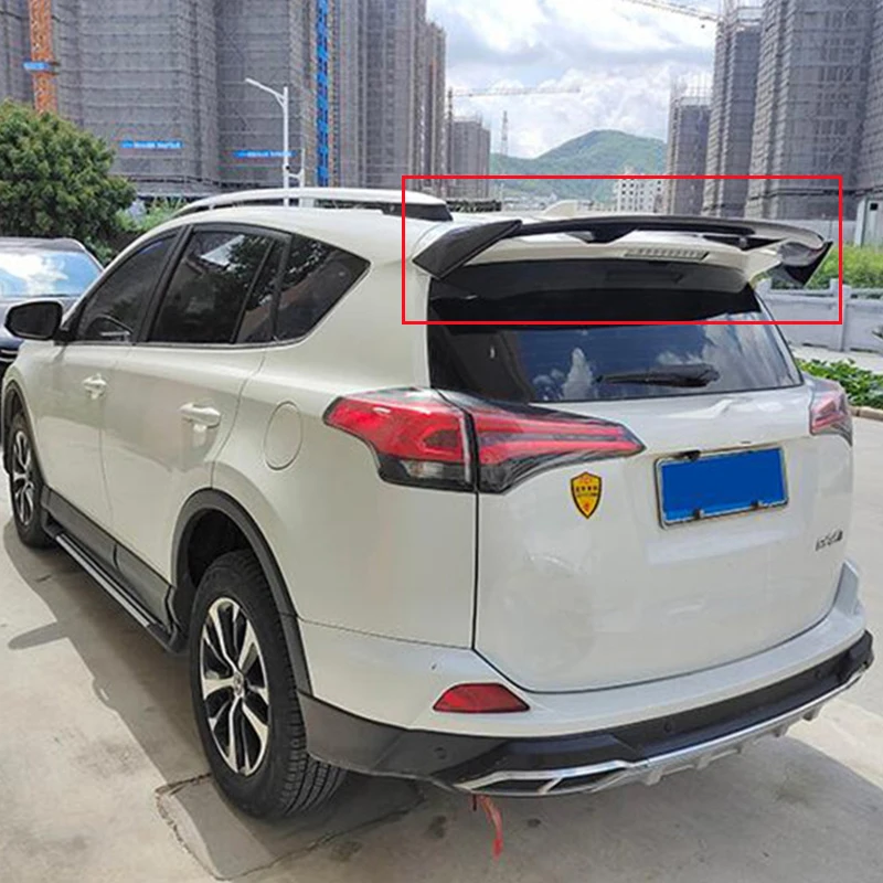 For Universal Roof New Spoiler Accessories Toyota Rav4 Abs Plastic Car
