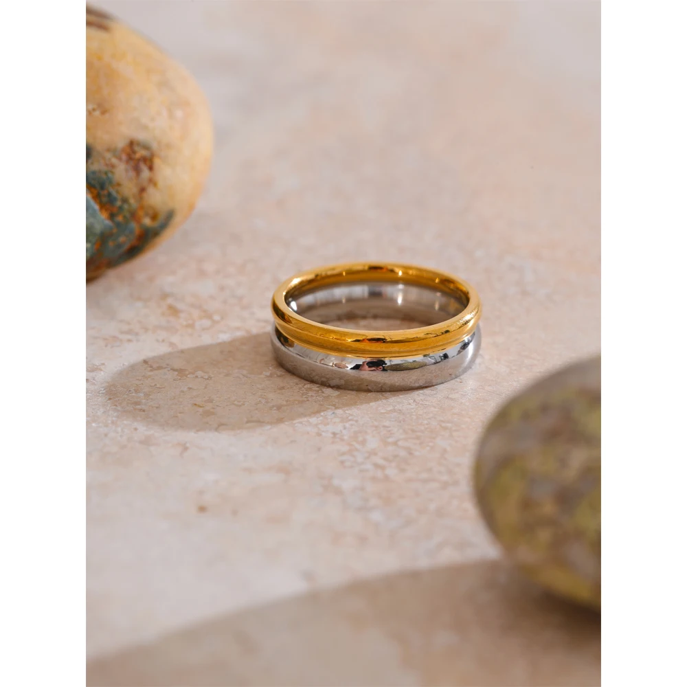 Yhpup Stainless Steel Ring for Women