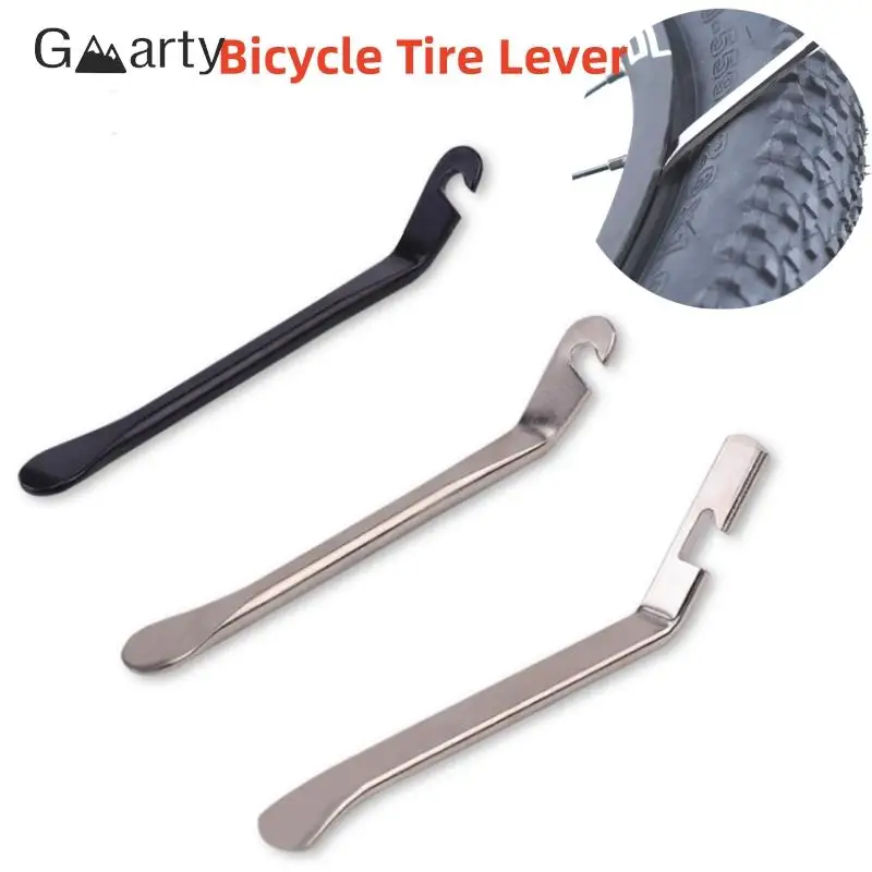 

1pcs Bicycle Cycling Tool Tire Remover Iron Lever Pry Bar Changer Changing Spoon Tire Metal Lever Tool Spoon for Bicycle Bike