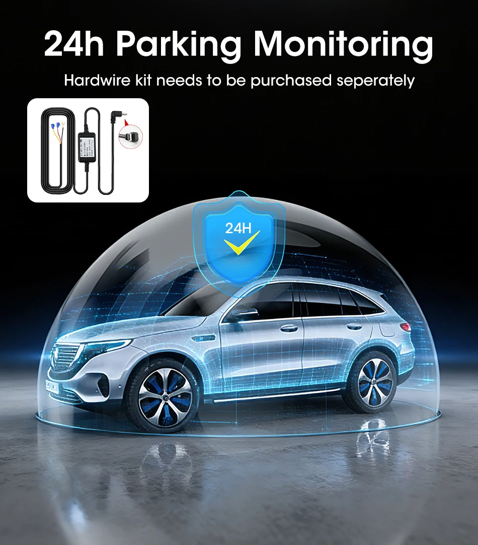 Srnubi AI Carplay Bildschirm GPS-Navigation 11,26 Zoll 4K Dashcam Android Auto Rückspiegel Videorecorder Multimedia-Player AUX – Detail 15