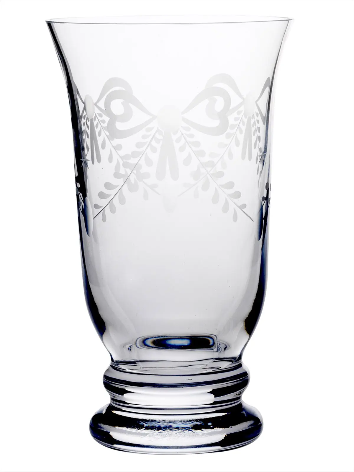 LaModaHome Pasabahce Romantica Water Glass and Long Drink Cups Unique High Quality Drinking for Tumbler Kitchen