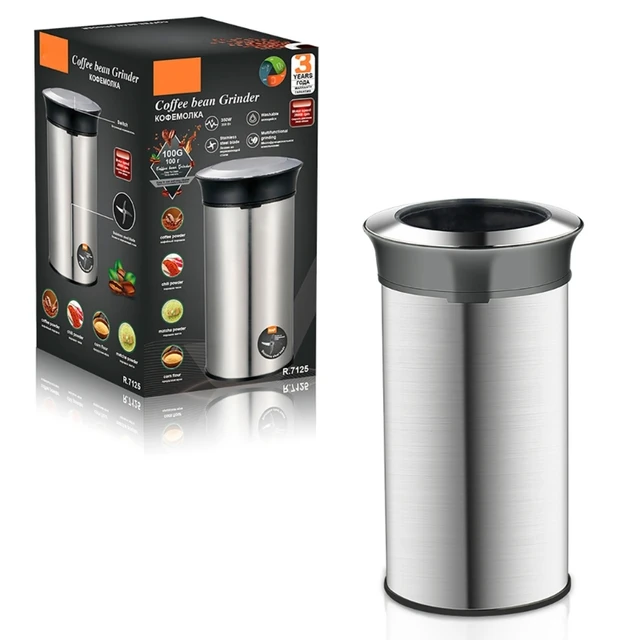2023 New 350W Washable Professional Stainless Steel High-power Electric  Coffee Bean Grinder Quiet Motor Easy