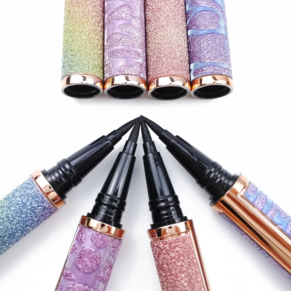 Eyeliner Glue Pen White & Black Waterproof Liquid Eye Liner Pen Cosmetic Tools for Eyelashes 3