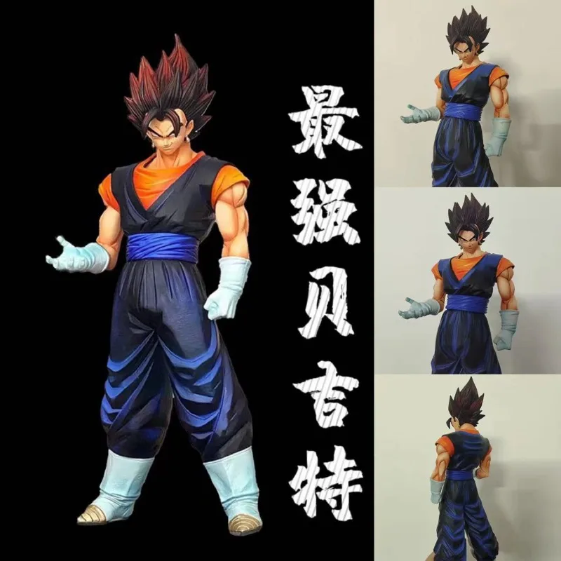 

Anime Dragon Ball Super Saiyan GK Repaint Fortissimo Vegetto Standing Posture PVC Action Figure Collectible Model Toy Boxed