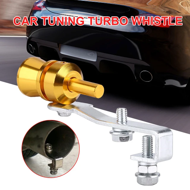 Aluminum Alloy Universal Turbo Whistle,Turbo Sound Exhaust Muffler Pipe  Whistle Car Roar Maker, Car Tail Whistle,Car Blow off valve Tip Simulator