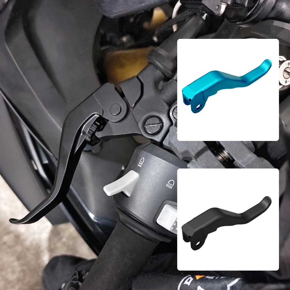 Enhanced Motorcycle Two-Finger Clutch Shorty Levers with 10% Force Reduction