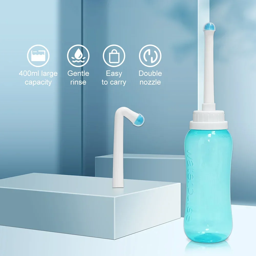 Vagina Ass Bidet Cleaner Hand Held Spray Bottle Intimate Hygiene Personal Cleaner Women 400ml silicone bidet