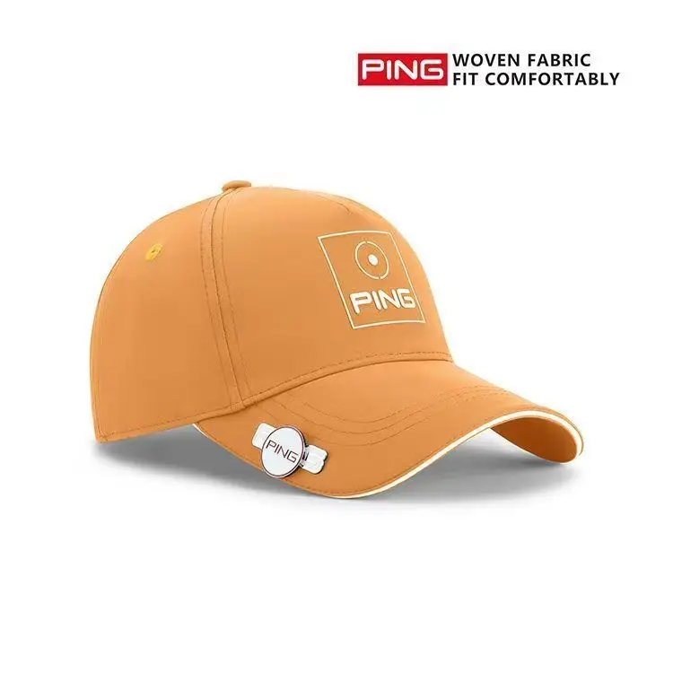 Spring and Autumn Unisex Outdoor Sports Golf Hat Breathable Quick Drying Sun Protection