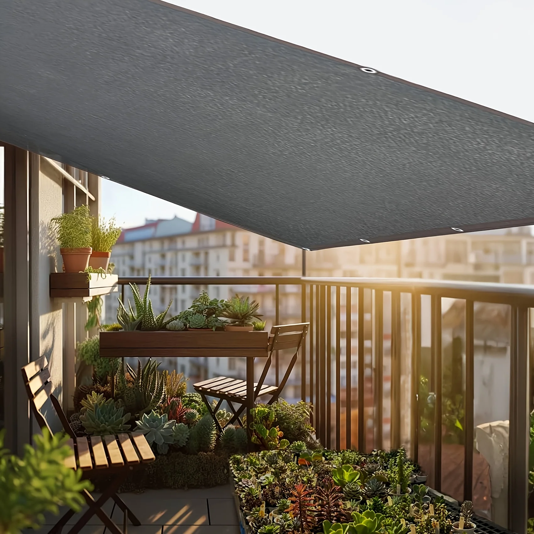 2-15m Black Sunshade Net Sun Shade Shading Sunblock Mesh Cover Plant Greenhouse Privacy Screen Garden Outdoor Anti-UV Cloth Home