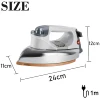 Electric Dry Iron For Clothes 1200W Household Fabric Ceramic Soleplate Electric Iron Ironing Fast-heat For Clothes Sonifer 6