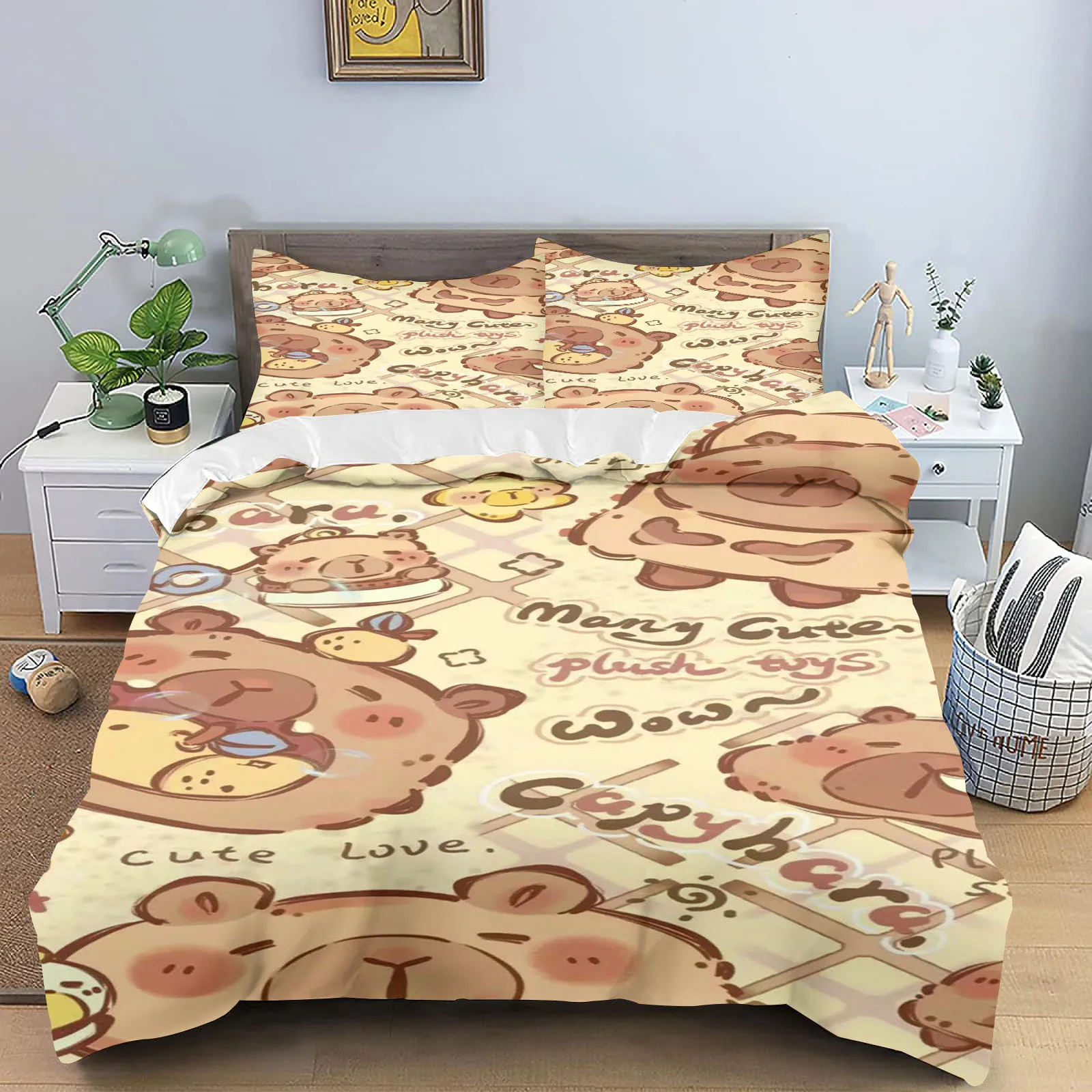 Set Copripiumino Singolo Con Gatti Carini - 135x200 Cm + 2 Federe 50x75 Cm - Foto 10