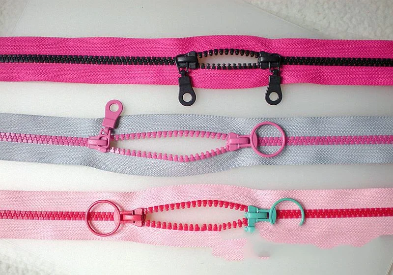 10PCS 5#5V Resin Zipper Sliders Zippers Heads Zinc Alloy Resin Zipper Replace Pulls DIY Craft Cloth Bag Repair Sewing