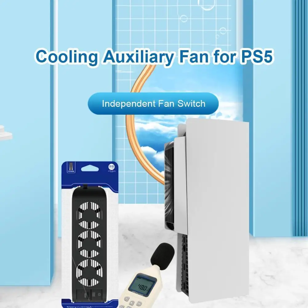 Efficient Cooling Fan for PS5 Game Console Radiators With 3 External Fan Cooler System Station for Sony Playstation 5 Console cooling fan gaming cooling fan