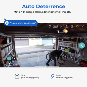 IMILAB EC5 -Smart Security System Kit, Outdoor Video Surveillance, Wireless App Control, Floodlight Camera, Wi-Fi, 2K 4