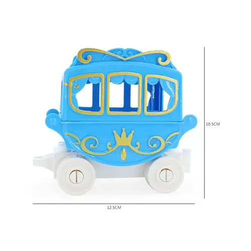 City Car Cartoon Offroad Truck Bread Trailer Bus Big Size Building Blocks Accessories Children Educational DuploLG Bricks Toys - Image 12