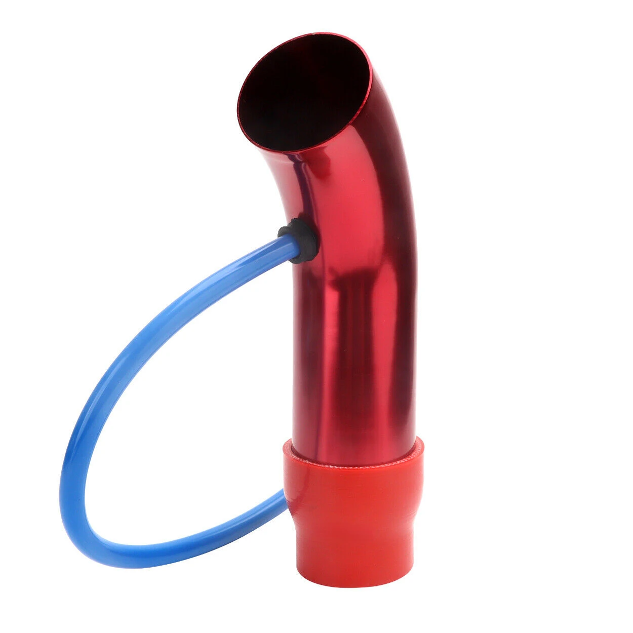 Image 11 - Universal Car Cold Air Intake Filter Induction Pipe Power Flow Hose System Red