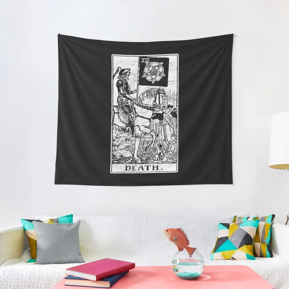 

Death Tarot Card - Major Arcana - fortune telling - occult Tapestry House Decor Home Decorations Anime Decor Tapestry