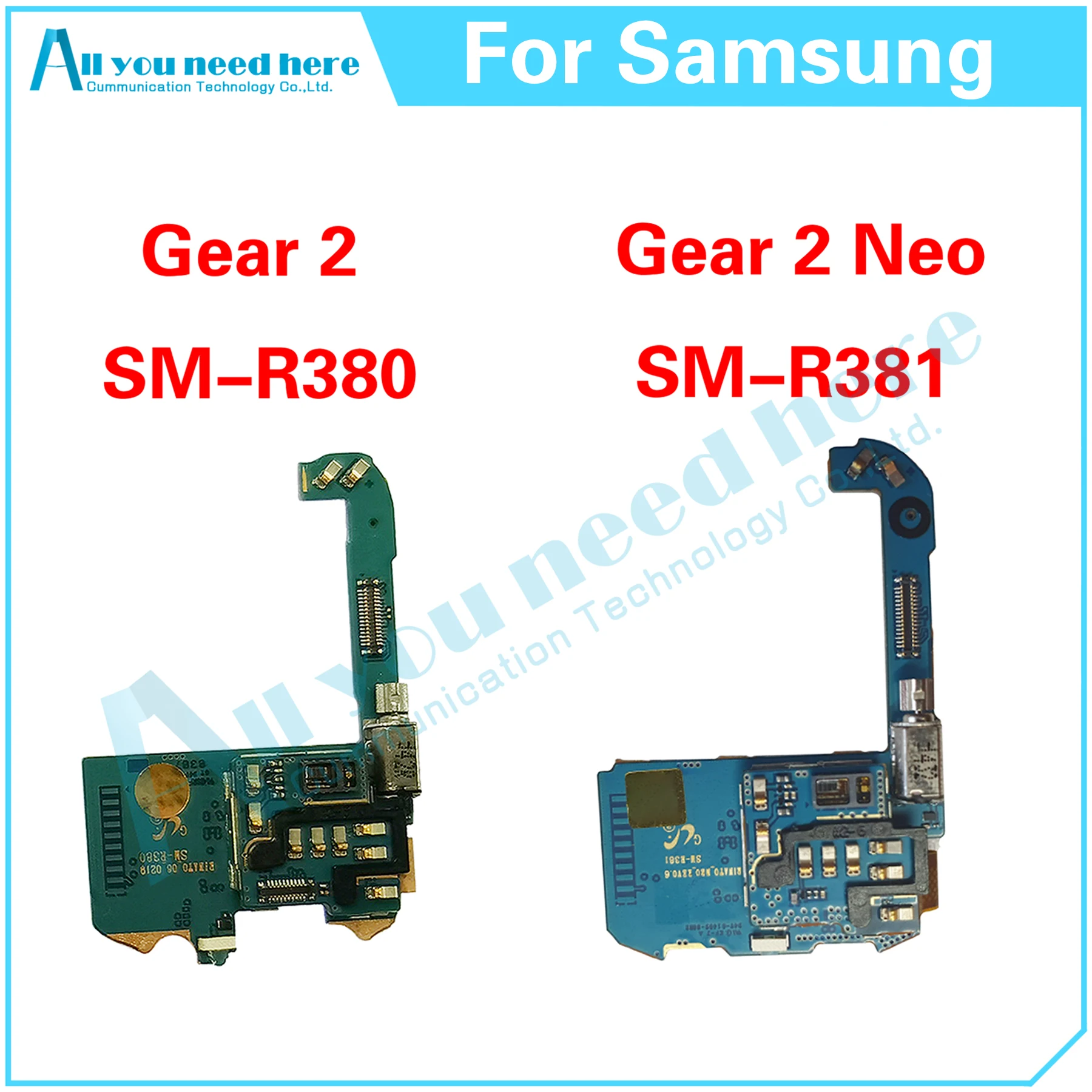 

100% Test For Samsung Gear 2 Neo SM-R380 SM-R381 R380 R381 Mainboard Motherboard Main Board Repair Parts Replacement