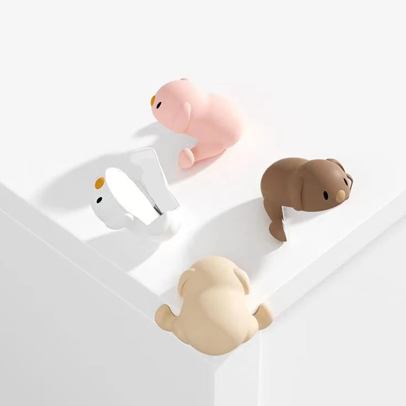 Silicone Table Corner Protector Baby Cartoon Safety Puppy Soft Anticollision Protection Edge Cover for Furniture Kids Security