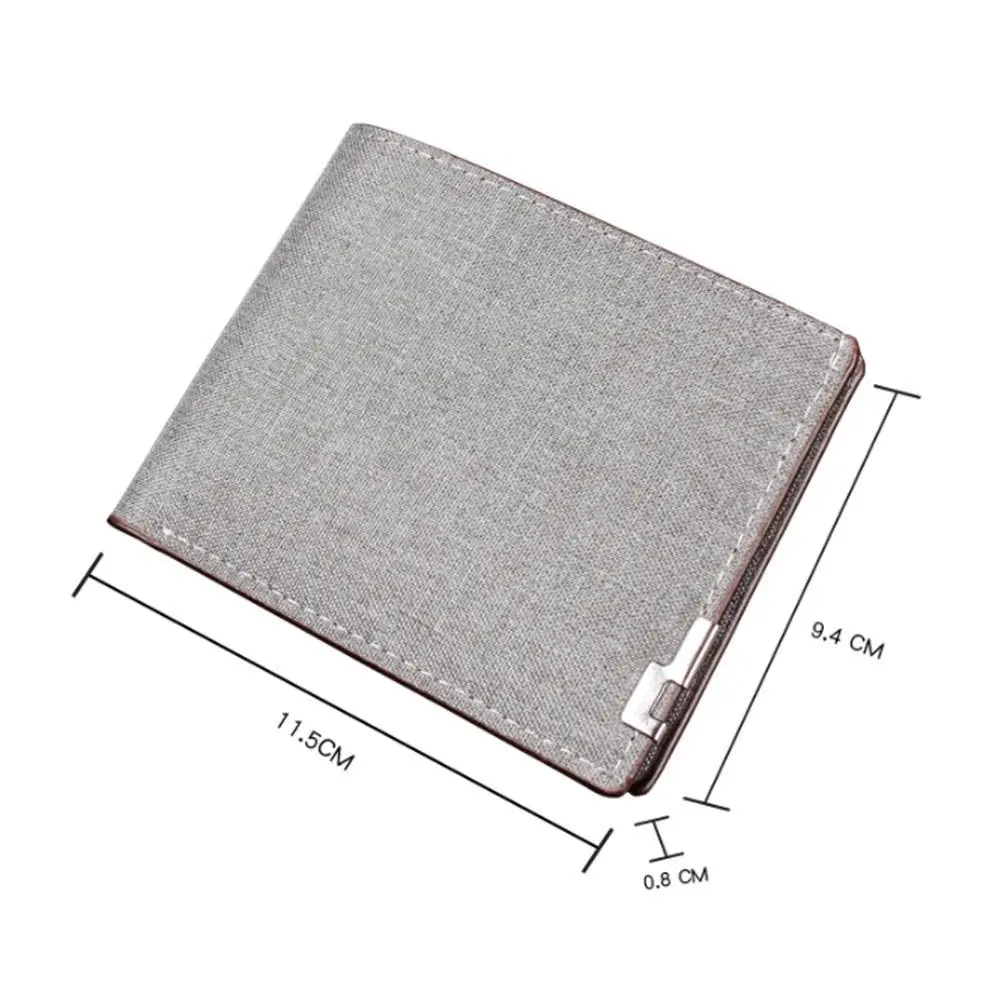 Foldable Men Women PU Leather Wallets Slim Credit ID Coin Purse Inserts Business Money Bag Cards Holder Money Clips Holder