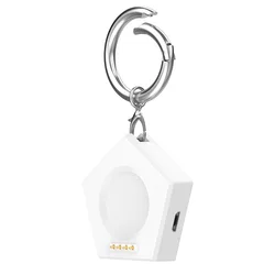 Magnetic Portable Wireless Charger with Type - C/Micro Port (White)