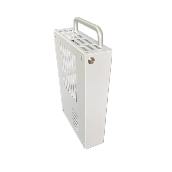Mini Itx Hk05 Chassis Core Display Portátil Ultra Pequeno Case do pc do Computador Flex 1u 2.6l Aço Inoxidável - Imagem 3