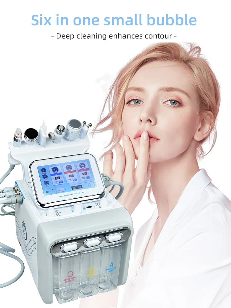 Professional 6 in 1 H2O2 Small Bubble Device（Overseas Warehouseping）