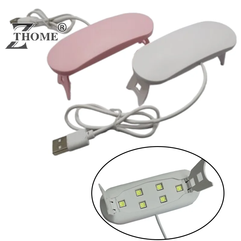 

12W Mini UV LED Lamp USB Charging Gel Polish Curing Machine Portable Nail Dryer USB Power Supply UV Lamp