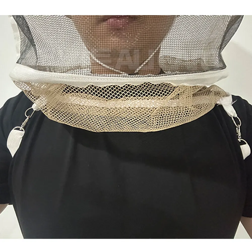 Outdoor mosquito insect shield Beeproof Hats Mountain Climbing Anti Insect clothes Veil Combo Bee Hat Bug Mesh Mask Beekeeping