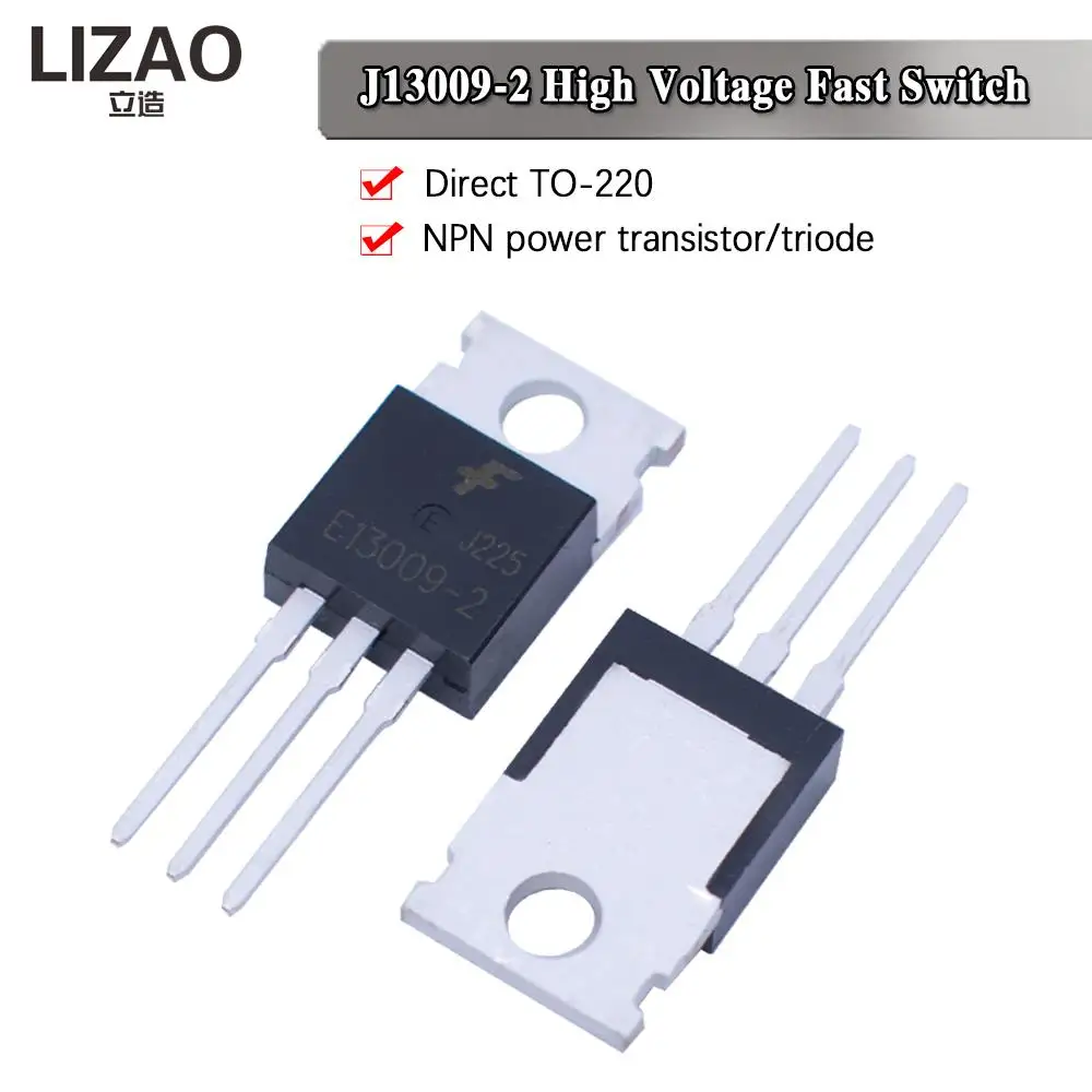 MJE13009FJP13009J1300913009TO220CrystaltriodeHighVoltageFast