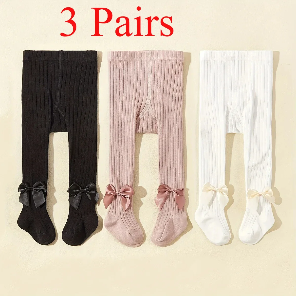 3/1 قطعة/المجموعة الاطفال الجوارب ربيع الخريف الأميرة الفتيات موضة مريحة للتنفس جوارب طويلة من القطن للأطفال تخزين