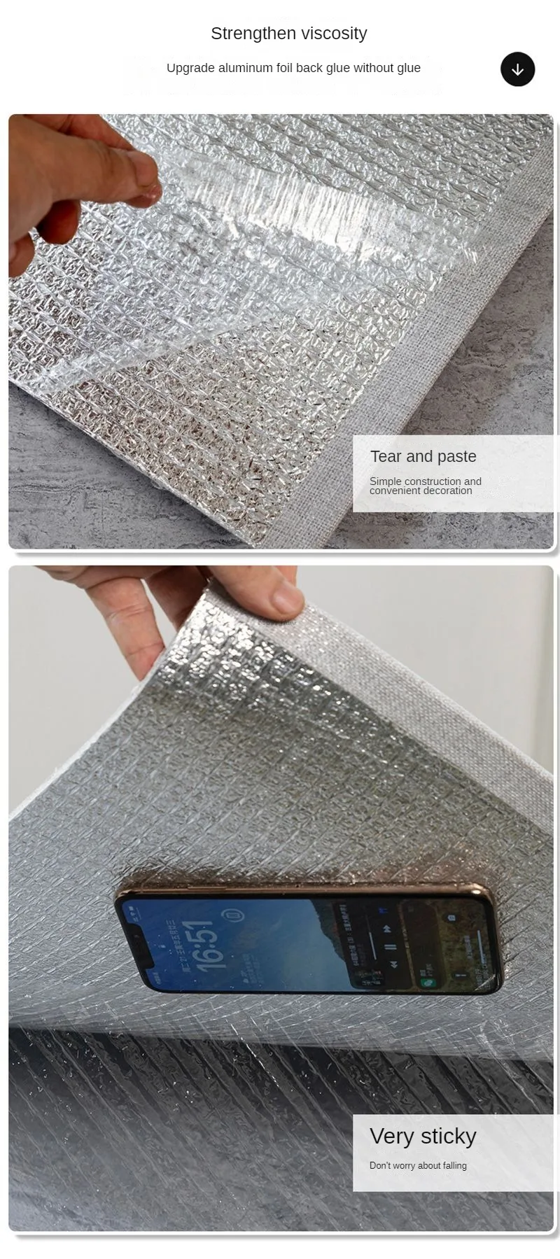 macio Papel de parede autoadesivo Tridimensional espessado