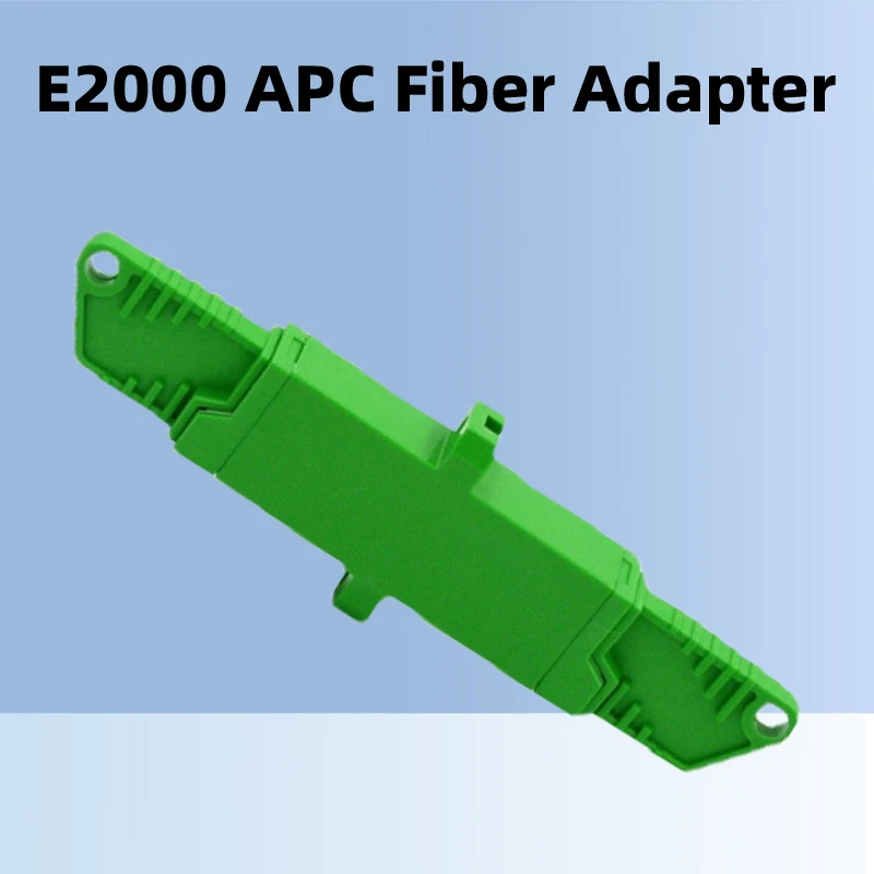 Singlemode Multimode Simplex Optical Connector Coupler Flange Plate, E2000 APC UPC Fiber Adapter, 16Pcs per Lot