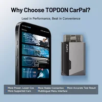 TOPDON Carpal OBD2 Scanner Bluetooth for Car All System Diagnostic Tool iOS Android Vehicle Health Check 6 Reset Services 2