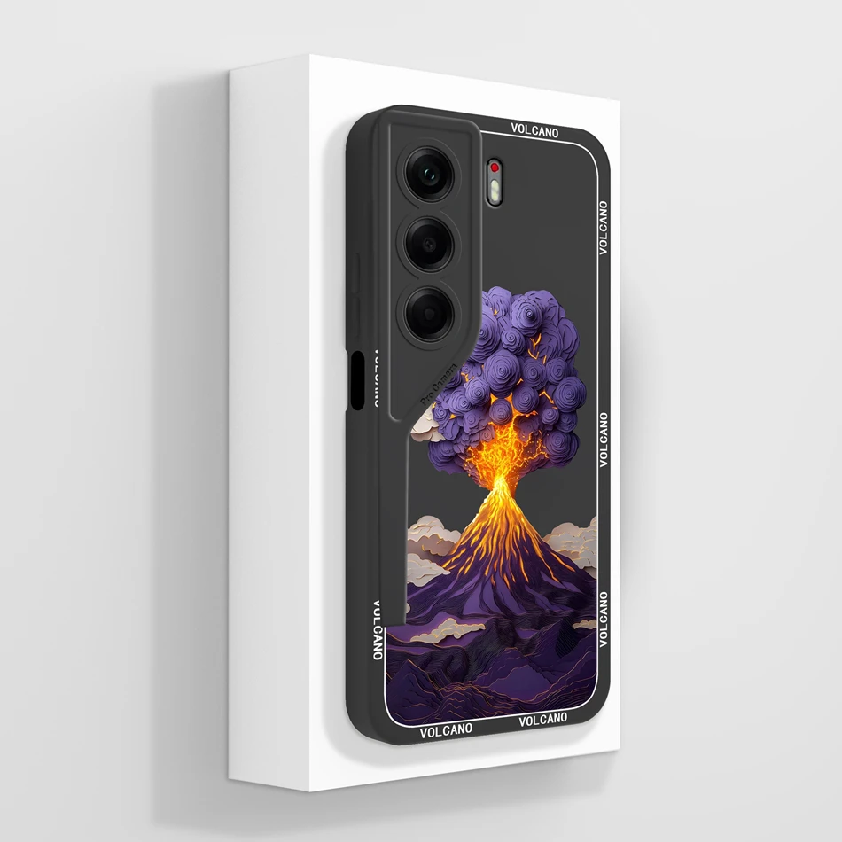 Trendy Creative Soft High-Quality Liquid Silicone Phone Case - Durable Bumper Back Cover