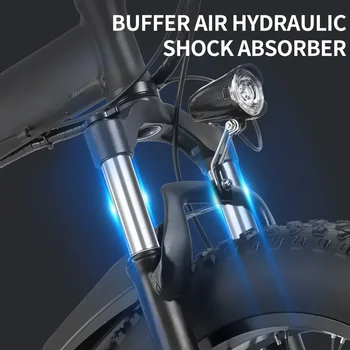 DEEPOWER 2000W Adults Electric Bike Bicycle 1000W 48V 12.8AH 20 Inch Off-Road Tire Folding Electric E Bikes Mountain Ebike 3