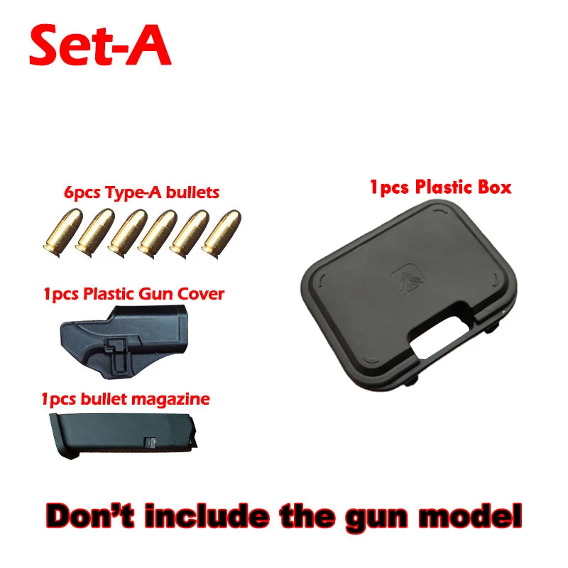 

1PCS Miniature Model 1:3 Glock 34 G34 Parts Bullet / Magazine / Cover / Metal Box Alloy Mini Toy Gun Model Accessories
