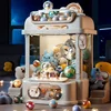 DIY Doll Machine Kids Coin Operated Play Game Remote Control Counting Mini Claw Catch Toy Crane Machines Music Doll Kid Toy Gift 1