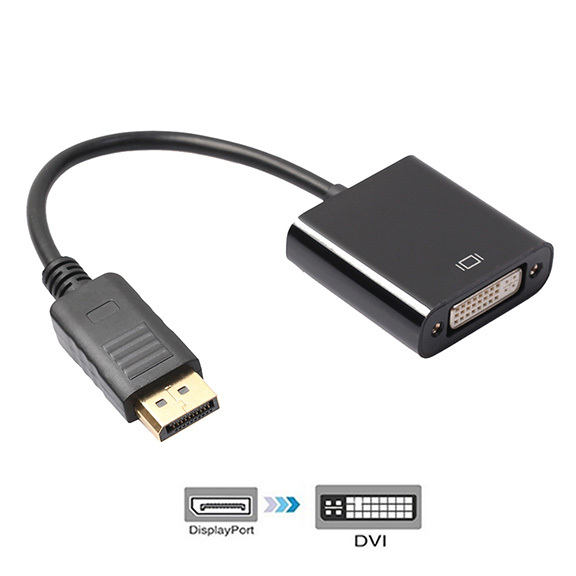 In 1 Displayport DP Male to DVI HDMI VGA Audio Female Adapter Display Port Cable Converter For Computer Projector Notebook TV