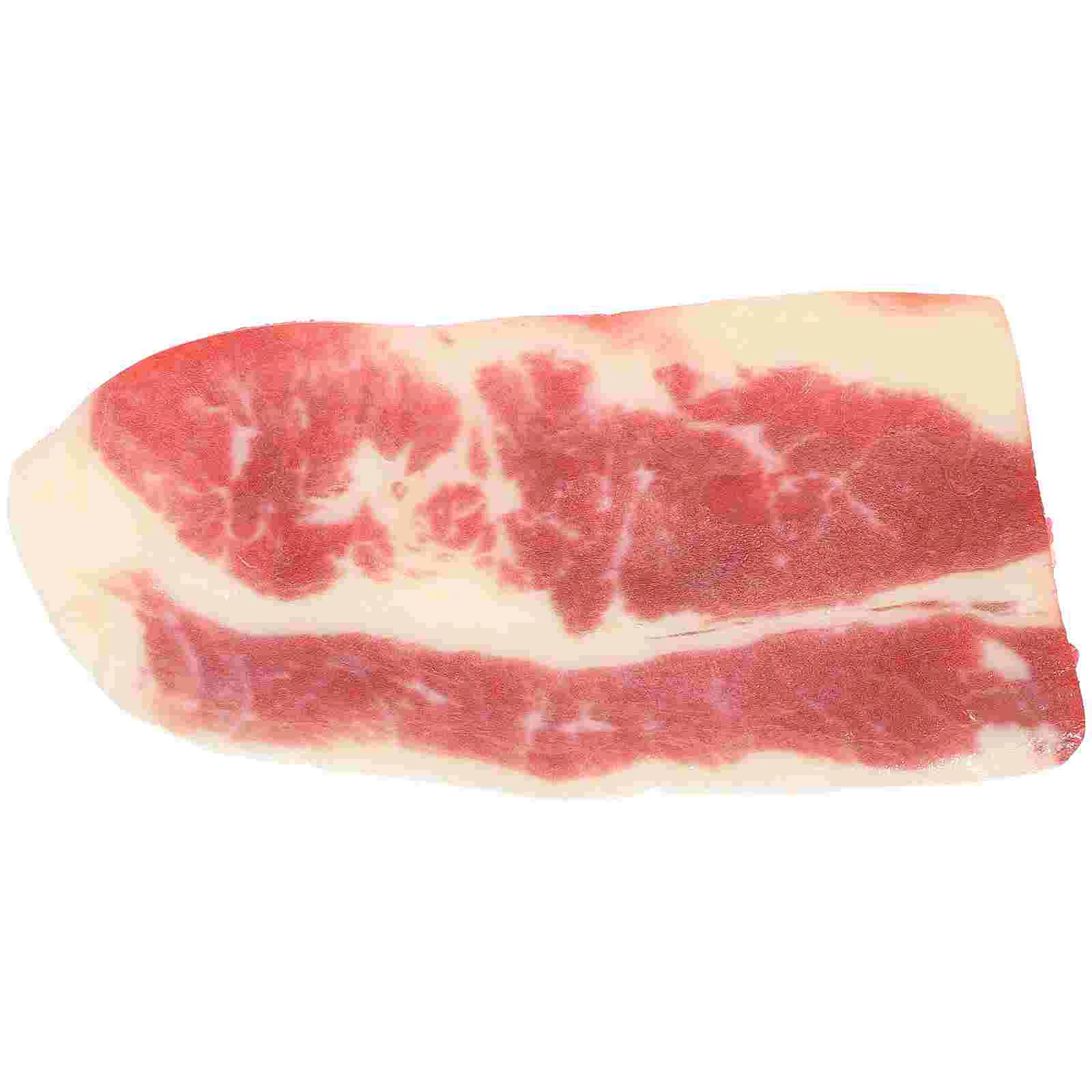 

Simulation Beef Model Fake Prop Kids Pretend Play Toy Artificial Meat Food Pvc Material Kitchen Lifelike Appearance