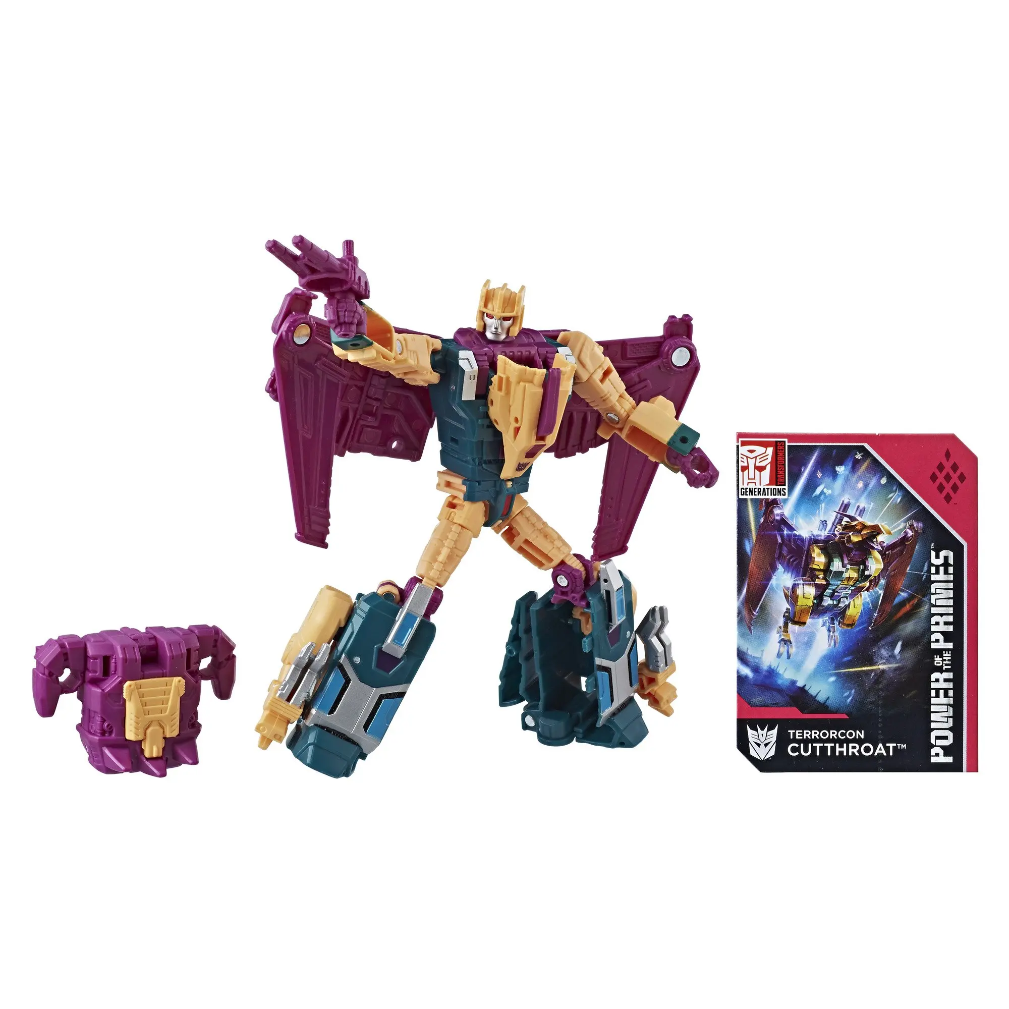 

Hasbro Transformers Generations Power of the Primes Deluxe Terrorcon Cutthroat Gift Toys E1131