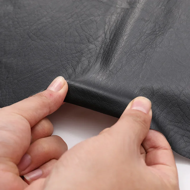Black PVC Leather Large Elephant Pattern Waterproof Elastic Soft Skin Simulation Water Wear Resistant Furniture Soft Pack S