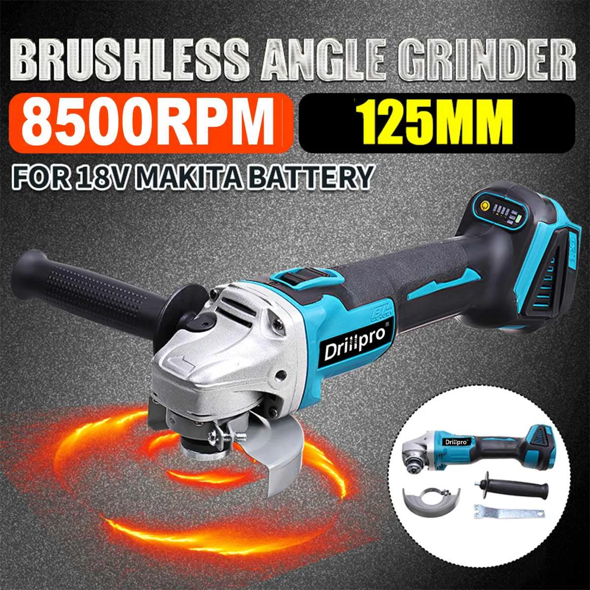 Makita 18v Battery - Grinder 