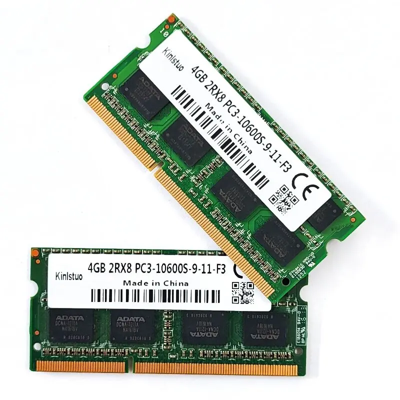 Kinlstuo RAMS DDR3 4 Гб 1333 МГц память для ноутбука ddr3 4 Гб 2RX8 PC3-10600S-9-11-F3 SODIMM 1,5 в 204PIN