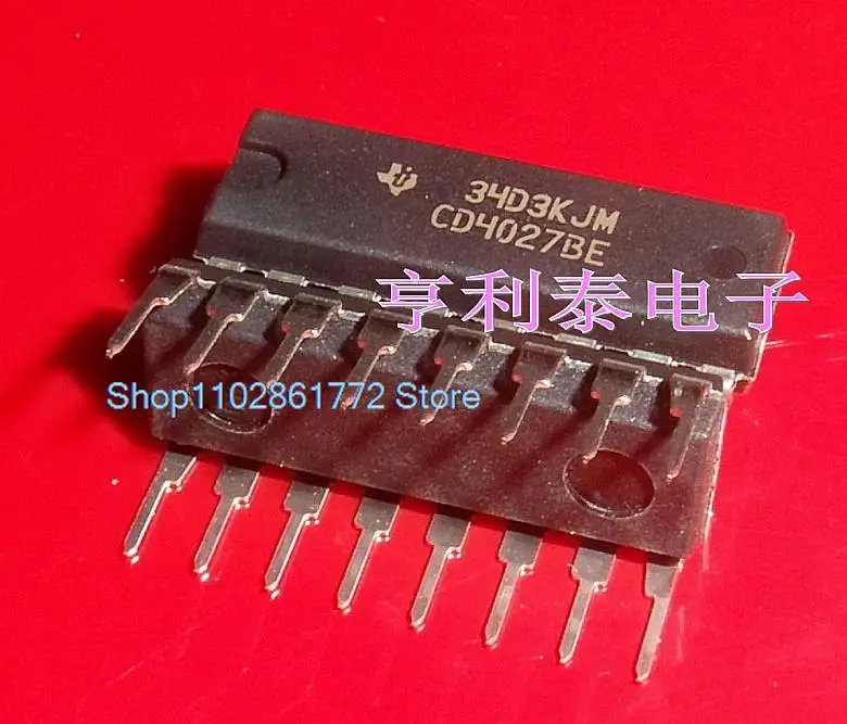 

（20PCS/LOT)CD4027BE DIP-16 TI