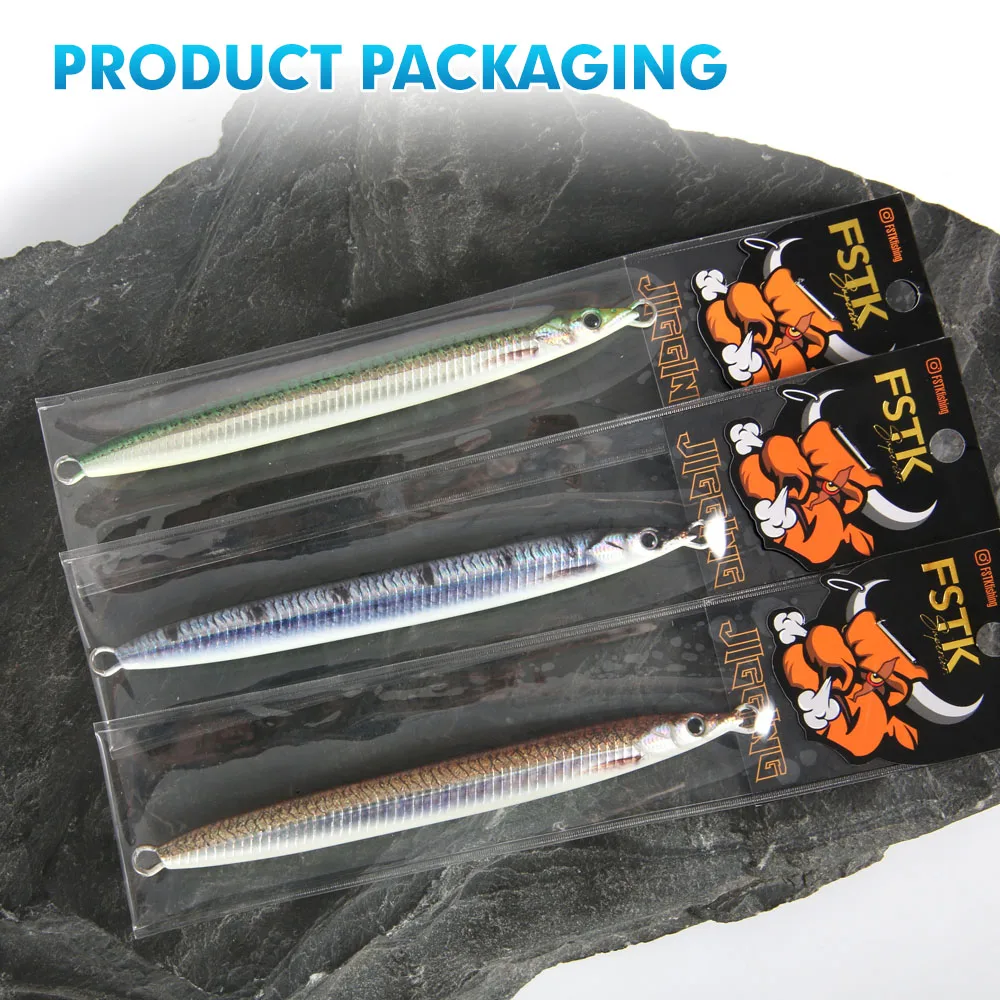 Fishing Lures Sand Eel Jig 35g 60g 90g 120g Fast Sinking Shore Jigging Lifelike Jig Offshore Long Cast Sea