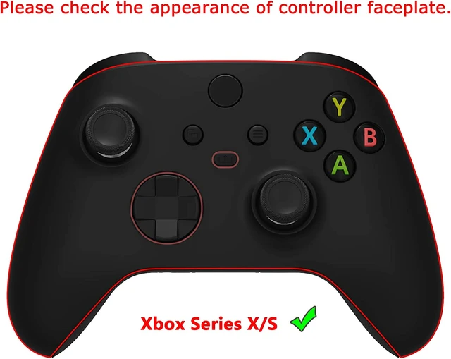 Plaque frontale de remplacement personnalisée pour manette Xbox Series X,  coque de boîtier, étui de couverture, plaque frontale, bricolage, édition