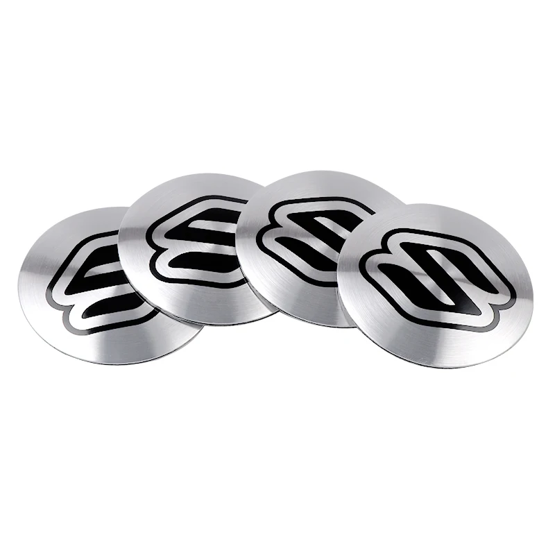 4 قطعة 56 مللي متر الألومنيوم سيارة شارة عجلة مركز...