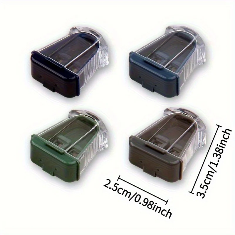 Random 5Pcs Double-Hole Pencil Sharpeners 2.0 Thick Core, Compact And Sharp, Can Be Cut Without Hands. Perfect For Office And Sc - 2